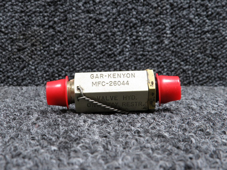 1R3665-035 (Alt: MFC-26044) Gar-Kenyon Hydraulic One-Way Restrictor Valve