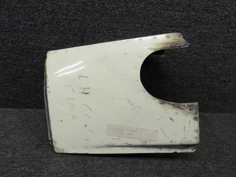 1213070-3 Cessna 210A Cowl Flap Door Assembly LH (Worn) (Dented)