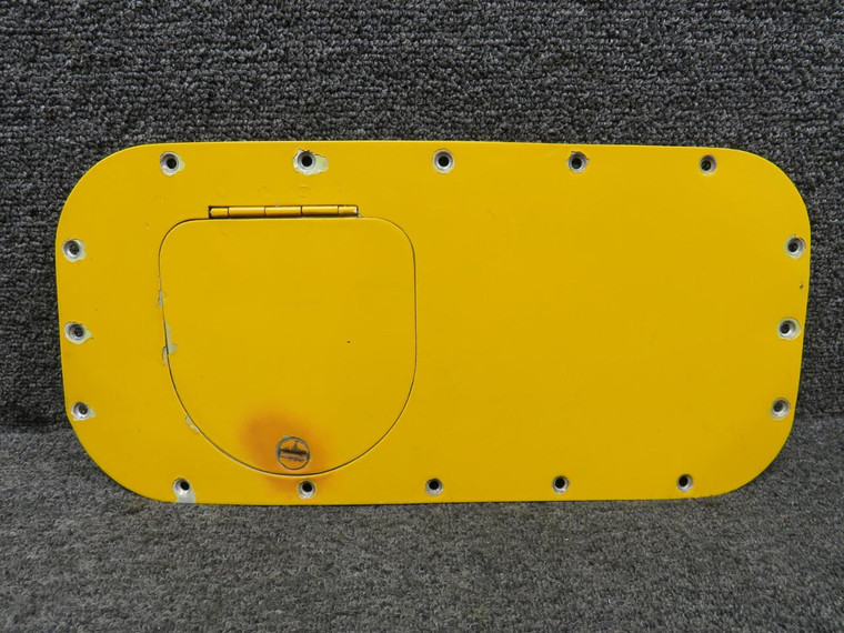 35-115028-20 Beechcraft A35 Wing Fuel Door Assembly LH (Worn Holes)