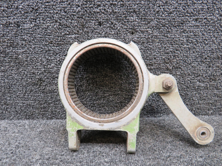 1243017-1 Cessna 210A Nose Gear Steering Collar Assembly w Steering Link (Worn)