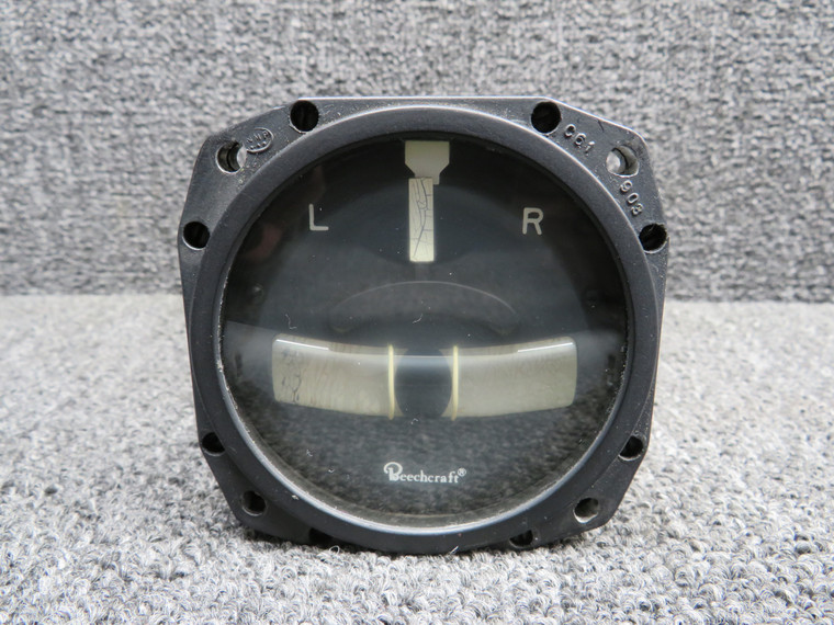 35-380045 Aircraft Instruments Turn and Bank Indicator (Crazing)