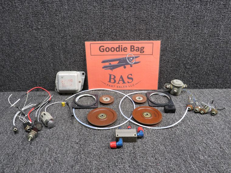 1968 Beechcraft B23 Goodie Bag with Relay, Switch, Lighter, Mic Jacks, Pulleys