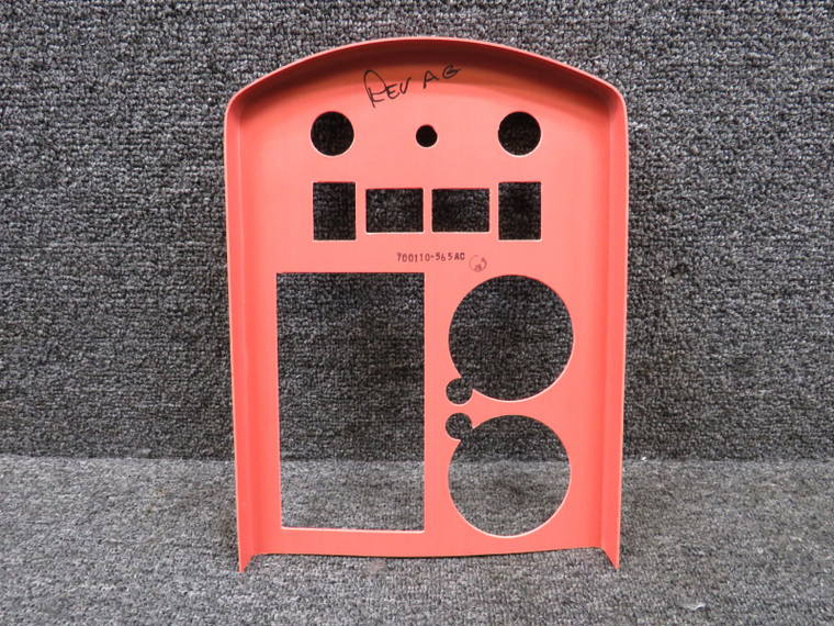 700110-565AC Piper-Aerostar Console Panel Cover (Red)