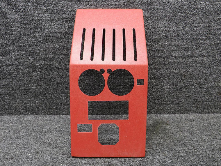 700122-541A Piper Aerostar Console Cover (Red) (Drill Holes)
