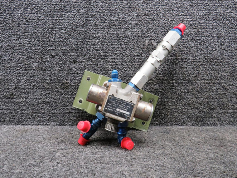 45000070 Hydraulic Research Hydraulic Valve w Restrictor &amp; Mount (3000PSI) (28V)
