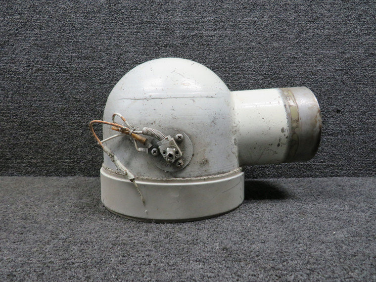 95-554038-9 Beechcraft 55 Heater Plenum with Thermostat and Clamp