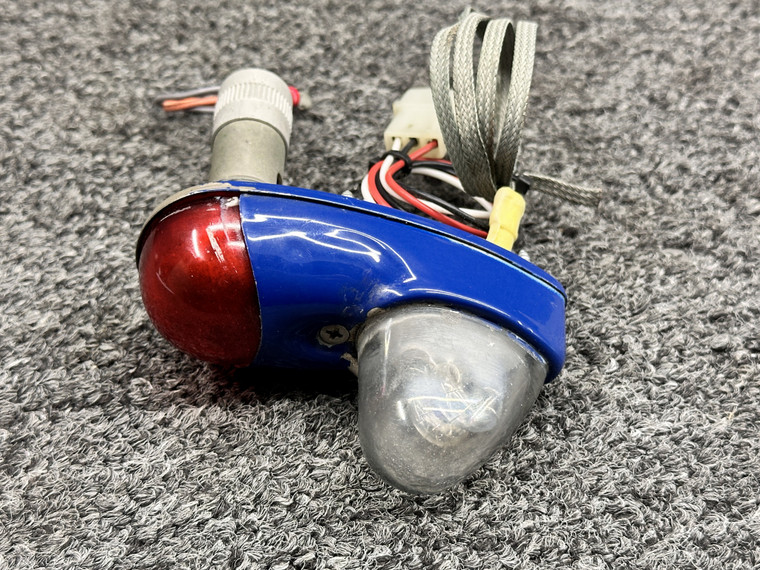 A650-PR Whelen Wing Tip Navigation &amp; Strobe Light with Retainer &amp; Lens LH