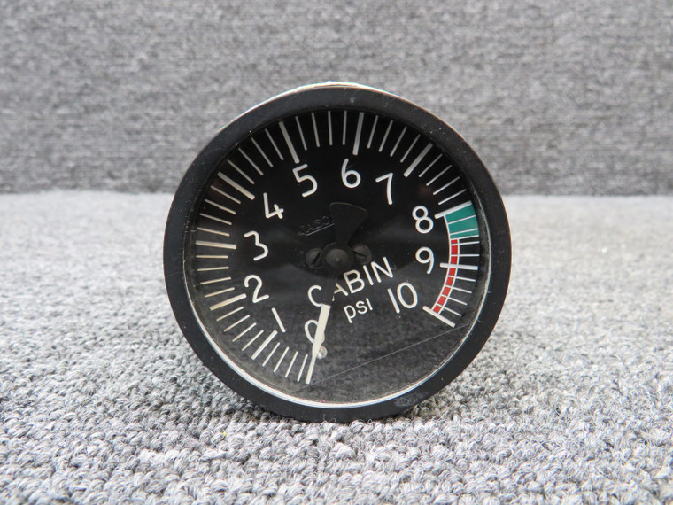1-1336AA Jaeger Cabin Pressure Gauge with Mods &amp; Green Repairable Tag (Core)