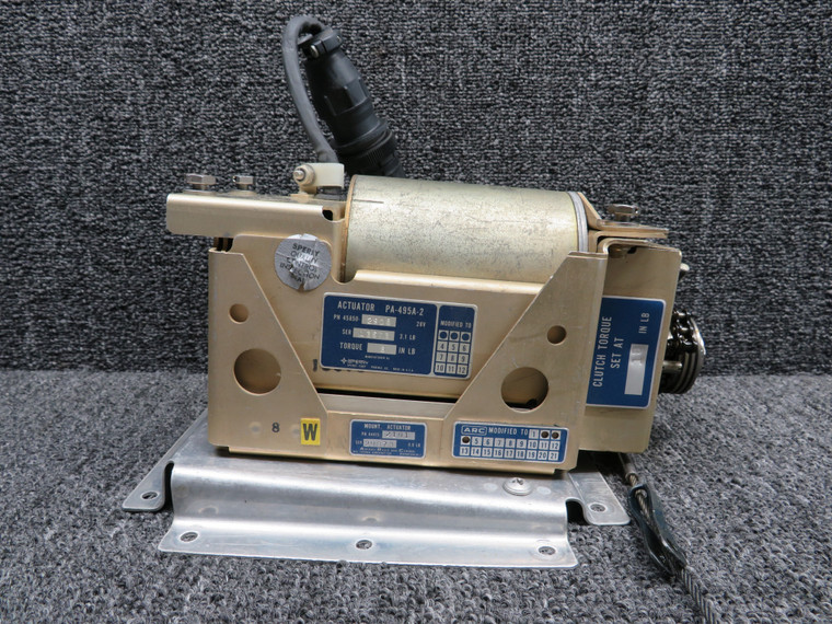 45850-2908 Sperry PA-495A-2 Actuator with Mount, Modifications (Volts: 28)