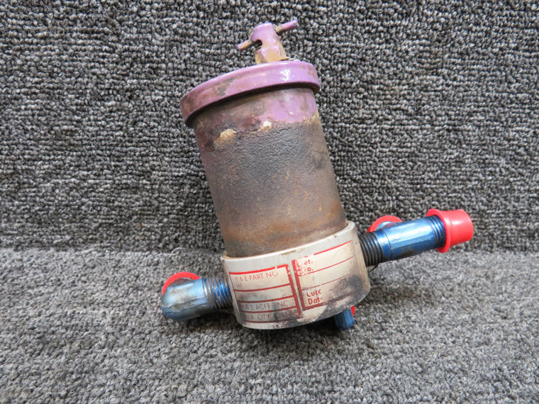 HE-759-3 H&amp;E Fuel Strainer Assembly (Rusted)