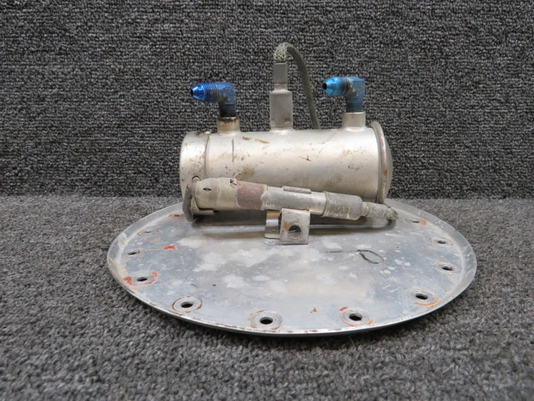 574A Bendix Electric Fuel Pump Assembly with Panel (Minor Overall Wear)