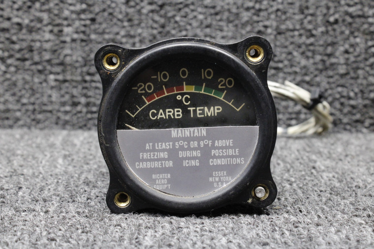 450-710 Piper PA23-250 Carburetor Temperature Indicator with Probe (Volts: 14)