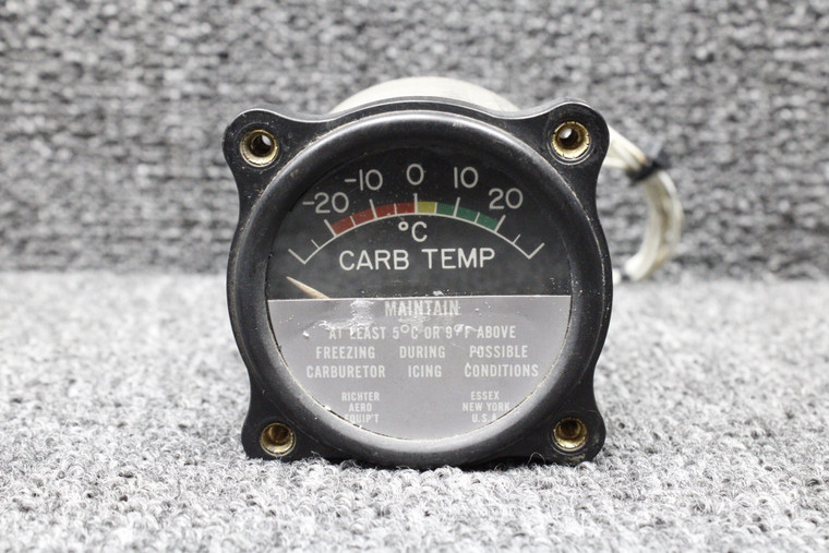 450-710 Piper PA23-250 Carburetor Temperature Indicator with Probe (14V) (Core)