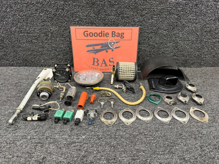 1979 Piper PA28-181 Goodie Bag (Switches, Lights, Brackets)