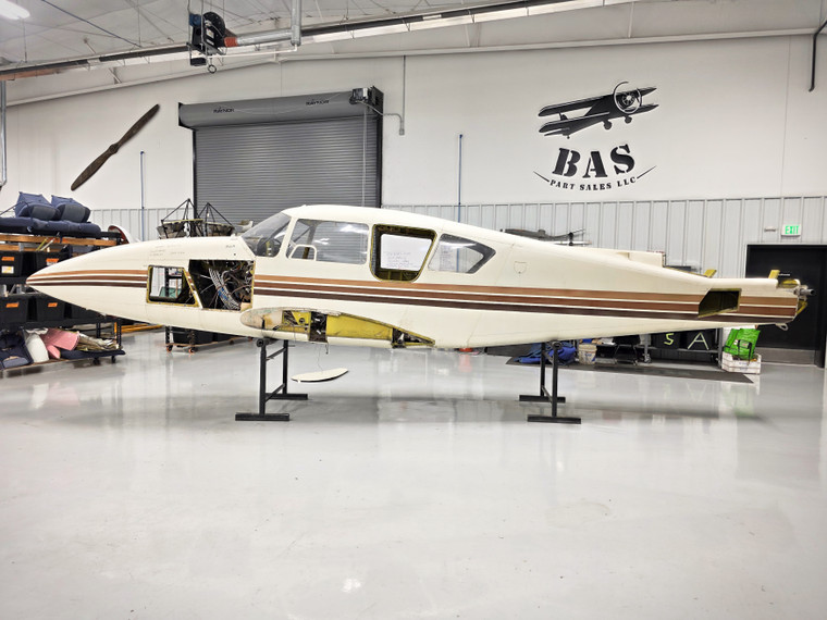 Piper PA23-250 Fuselage with Bill of Sale, Data Tag, Airworthiness, and Logs