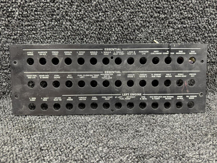 80809-002 Piper PA-31T Electroluminescent Switch Panel Cover