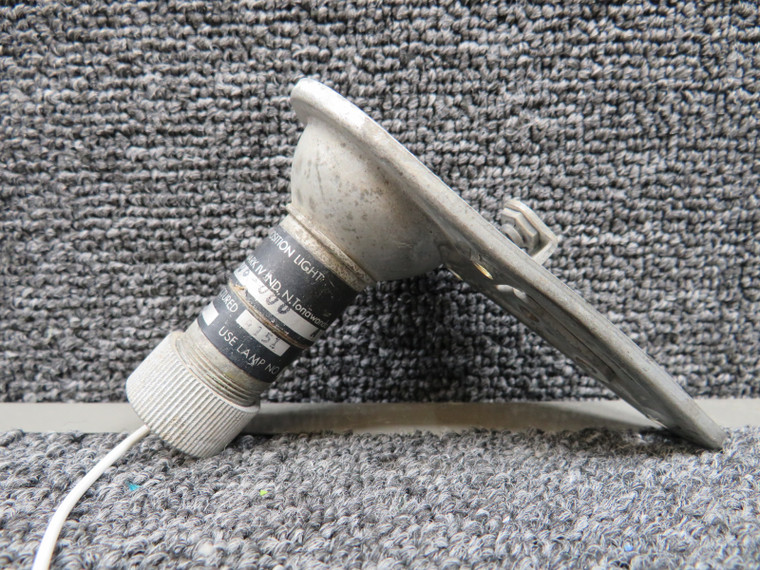 5106-000-A Radatron Wing Tip Position Light Socket (Worn) (Minus Bulb and Lens)