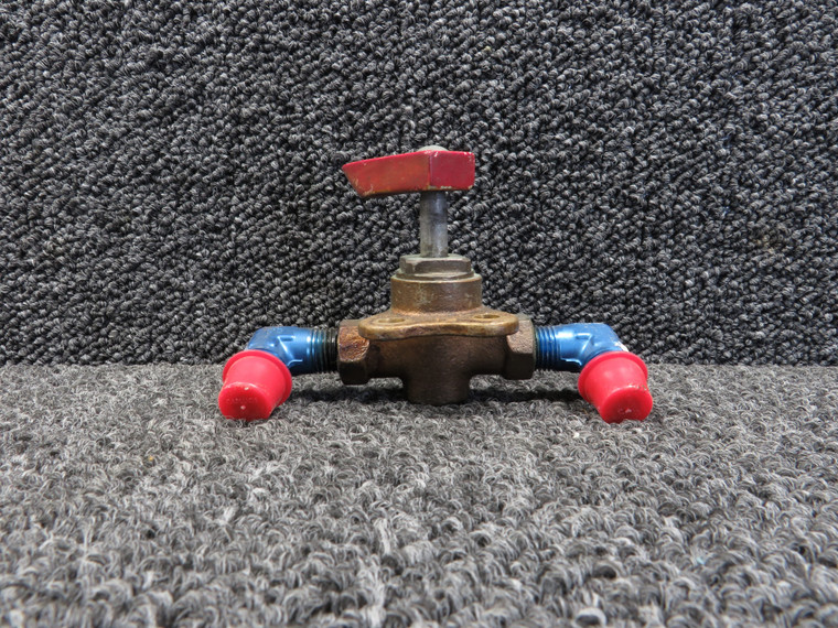 X670401 Grumman Fuel Selector Valve Assembly Red Handle