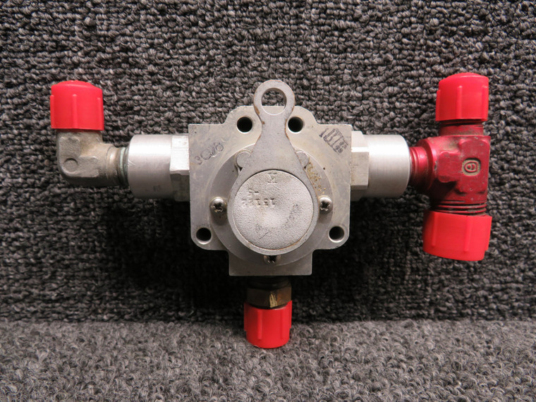23640-5 Piper PA44-180 3 Way Fuel Valve Assembly (Knicked)