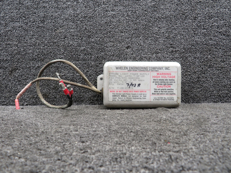 01-0265574-10 Whelen A490-T-DF-28 Strobe Light Power Supply (Worn) (Volts: 28)