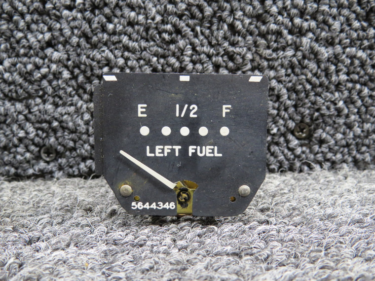 5644346 Beechcraft S35 Left Fuel Quantity Indicator (Volts: 12)