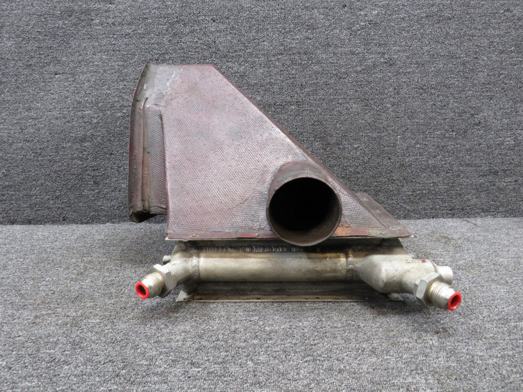 89513-5E460-051 Midland Ross Oil Cooler w Adapter (Damaged Fins, Worn Adapter)