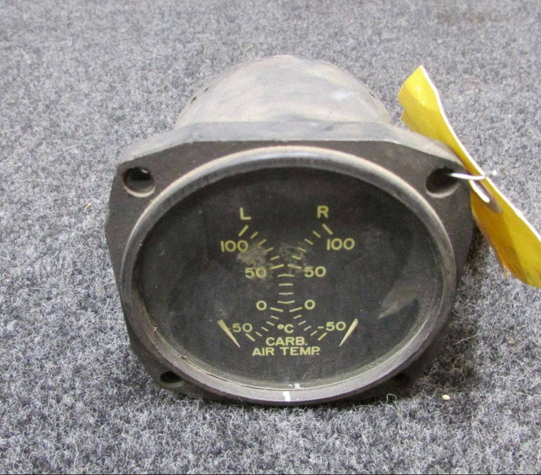 22-297-06 Edo-Aire Dual Carburetor Air Temperature Indicator (-50 to 100C)