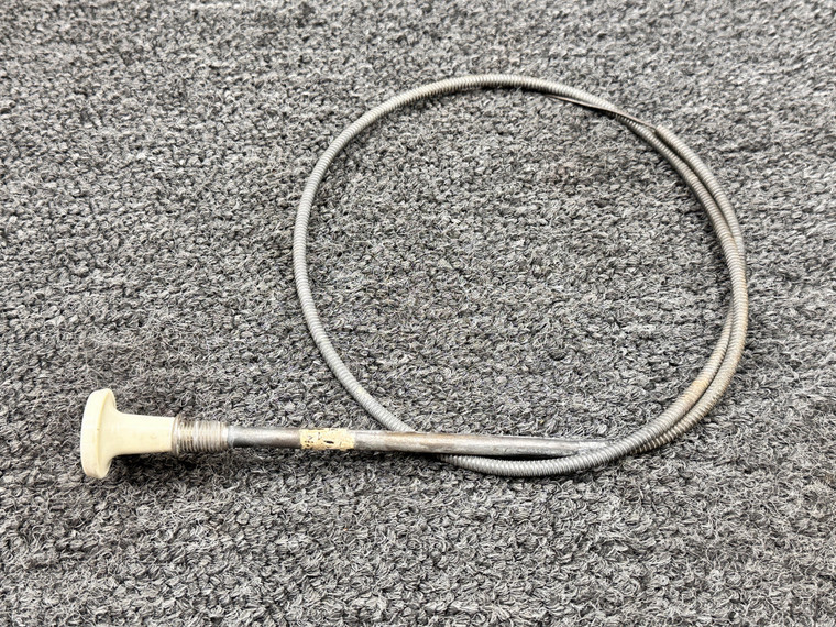 0713302-6 (Use: S1239-19) Cessna 182C Cabin Air Control Cable (Length: 34”)