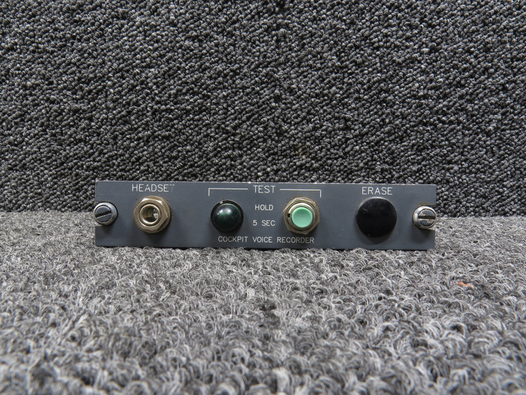 9622019-1, 9622019-2 Falcon 10 Cockpit Voice Recorder (No Erase Switch) (Gray)