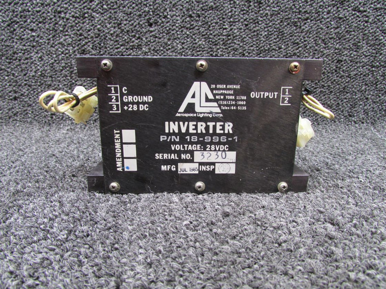 18-996-1 Aerospace Corp. Lighting Inverter (Volts: 28) (Core)