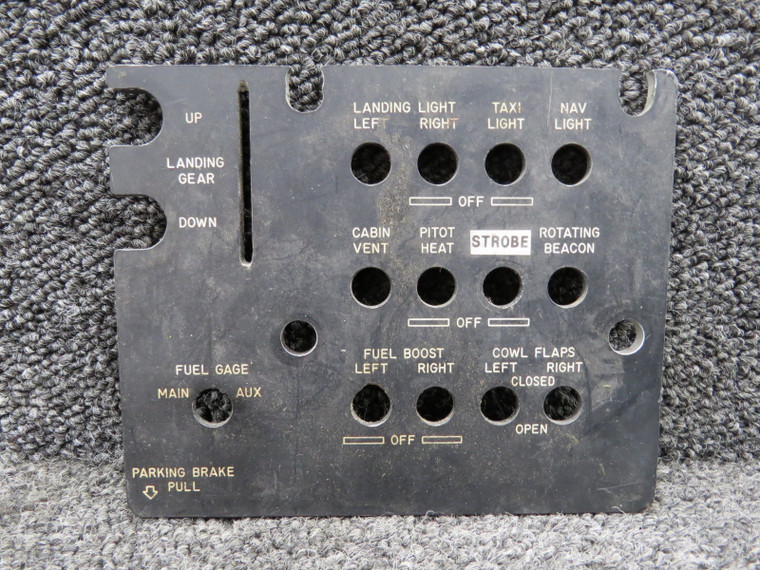 95-324045 Beech B95 Plasteck Edge Light Switch Panel