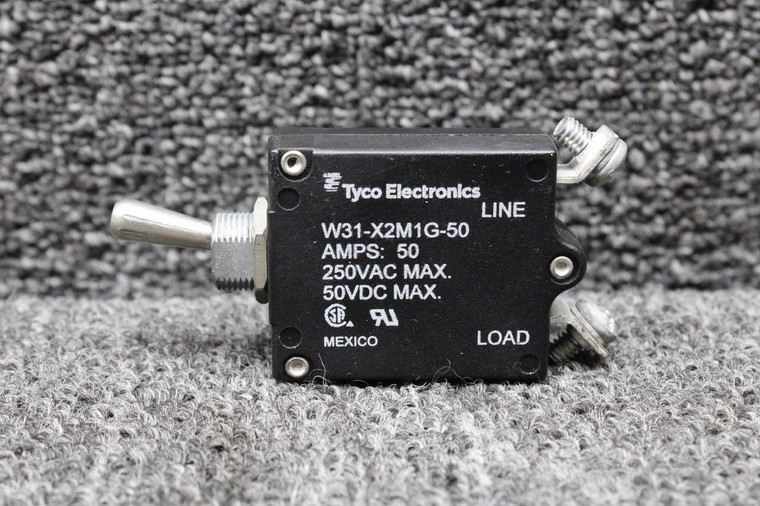 W31-X2M1G-50 Tyco Electronics Toggle Switch (Volts: 50, 250) (Amps: 50)