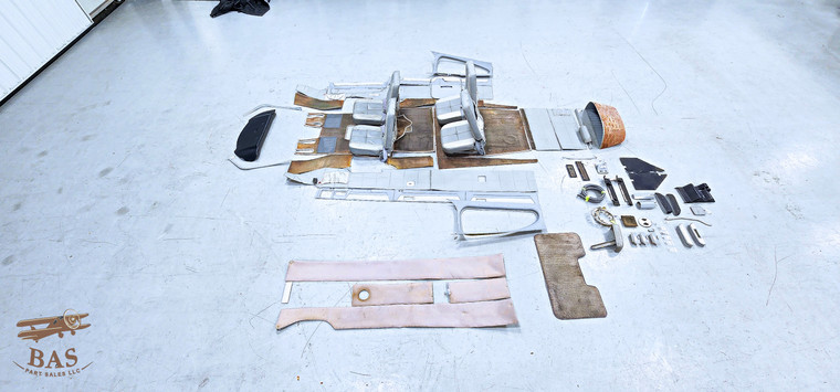 Beechcraft B95A Interior Set with Seats, Plastics, Headliner, and Accessories