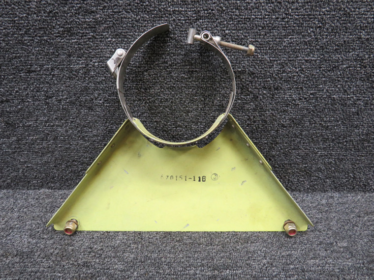670151-11B Piper Oxygen Cylinder Bracket Assembly