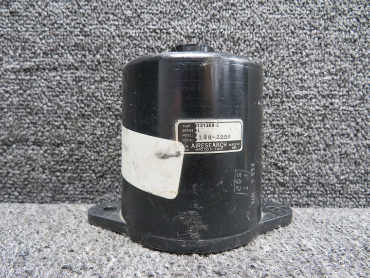 131358-2 Airesearch Cabin Pressure Volume Tank (Minus Top Valve)