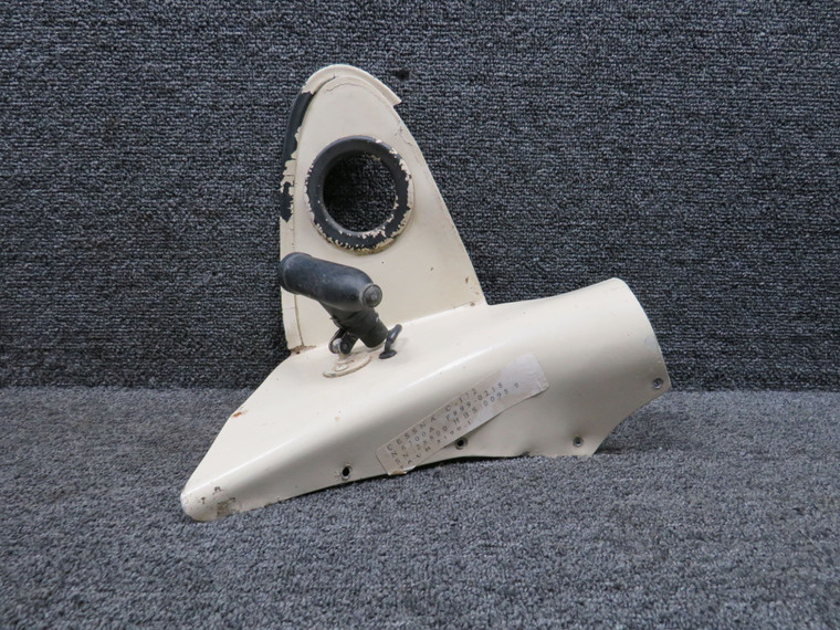 0511311-1, 0713210-4 Cessna 172 Upper Doorpost Shield w Map Light LH (Bent)