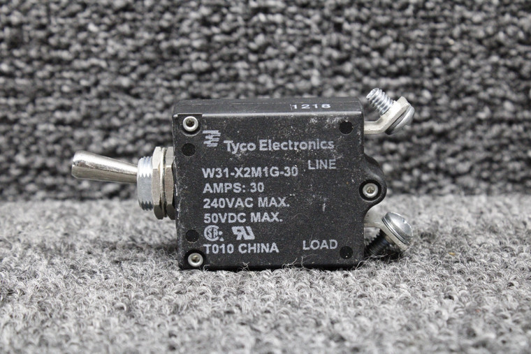 W31-X2M1G-30 Tyco Toggle Breaker Switch (Volts: 50, 240) (Amps: 30)