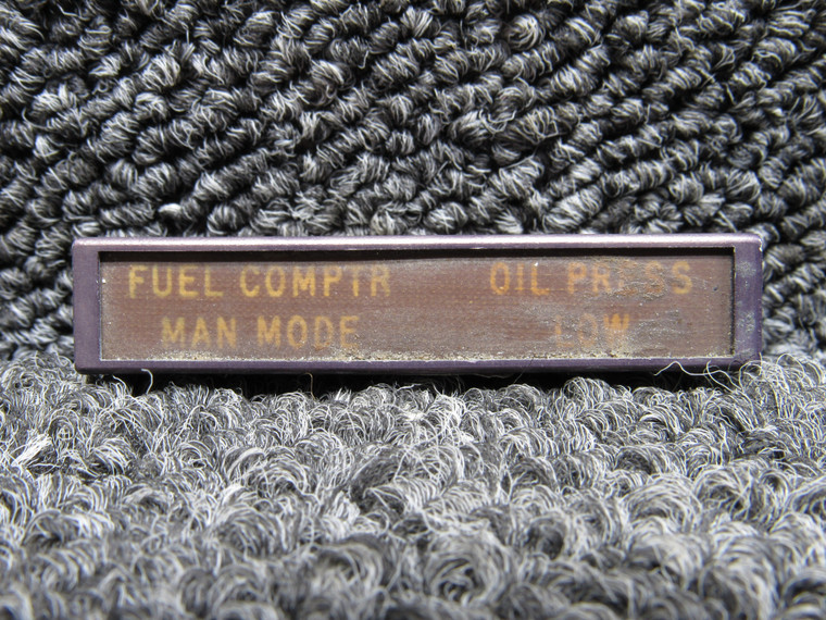R3572-707 Teledyne Controls Fuel Computer Manual Mode w Oil Pressure Low Switch