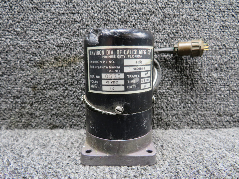 8393 (Alt: 980056-1) Calco MFG Pressure Valve Shut-off Motor (Dented) (V: 24)