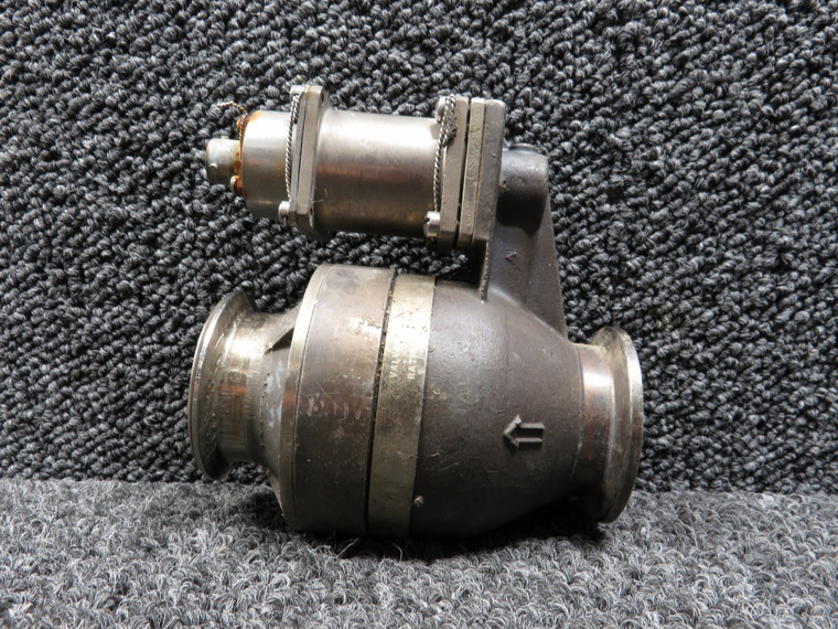 27141263 Sundstrand Aviation Shut-Off Valve and Solenoid (Slight Rust)