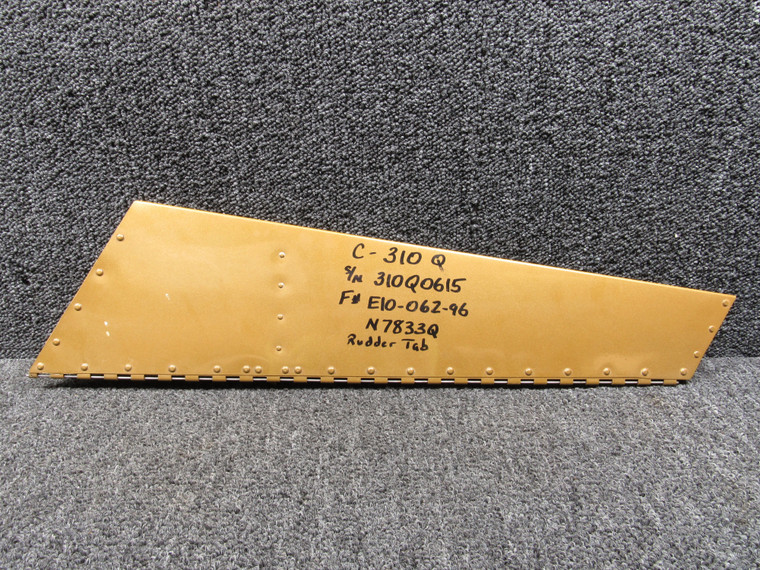 0831002-5 Cessna C-310Q Rudder Tab Assembly (Gold)