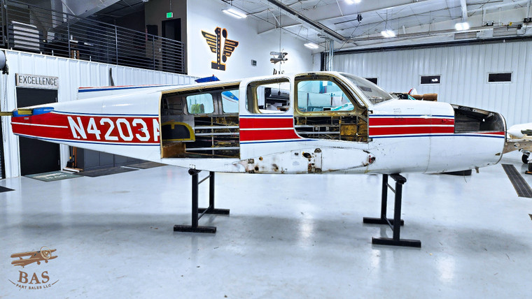 Beechcraft 58 Fuselage with Data Tag, Airworthiness, Bill of Sale, and Logs