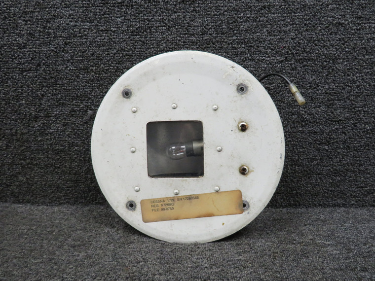 0521101-2, 0521101-6 Cessna 172L Courtesy Light Assembly (Corroded Shield)