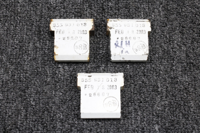 355-931-013 Eurocopter AS350B2 Passenger Seat Mount Fitting Set of 3