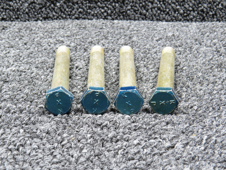 130909B114 Raytheon Magnetic Particle Inspected Bolt Set of 4 (New Old Stock)