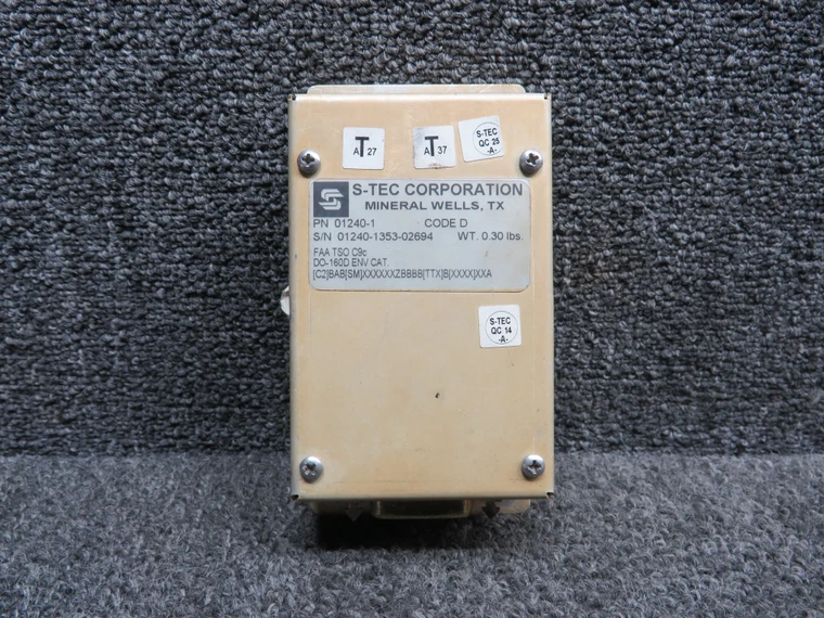 01240-1 S-Tec Trim Warning Monitor Unit (No Connector)