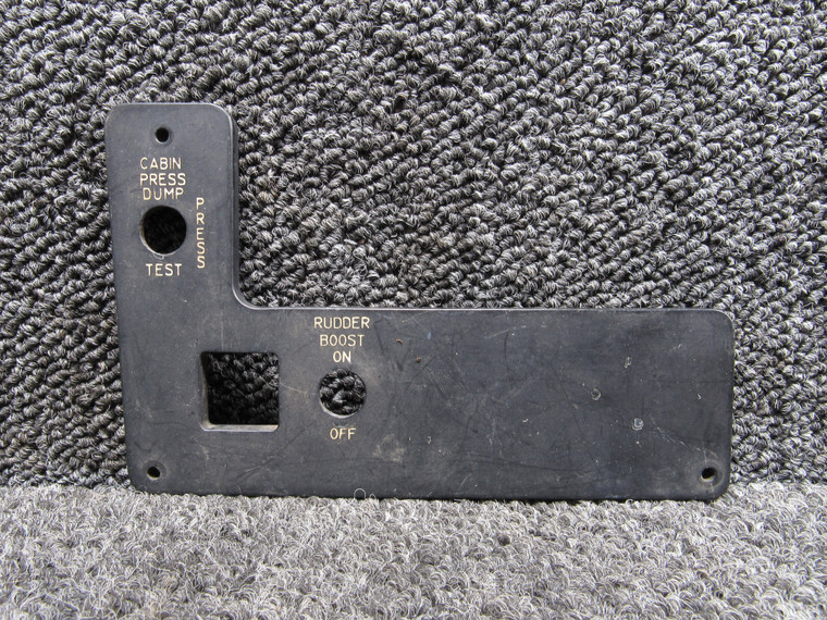 101-364116-1 Beech Cabin Press Dump and Rudder Boost Panel Assembly