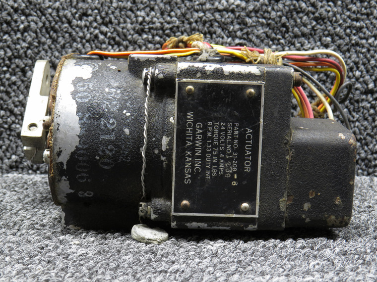 31-208-6 Garwin Actuator Assembly (24V, 0.4A) (Rusted Case)
