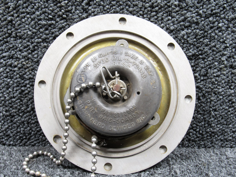 416-50 Shaw Aero Fuel Cap Assembly (Type II, Class I, Size 3, 25 PSI)