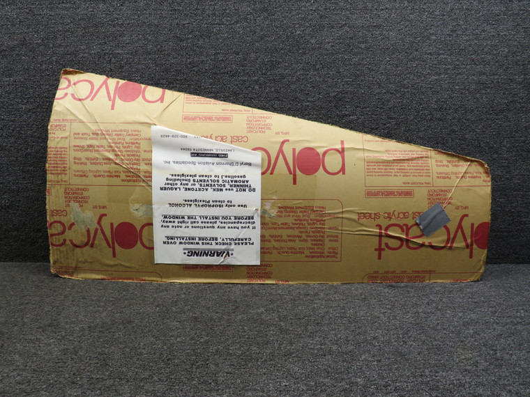 002-430000-117 Beechcraft V35B Aft Tinted Window Glass LH (New Old Stock)